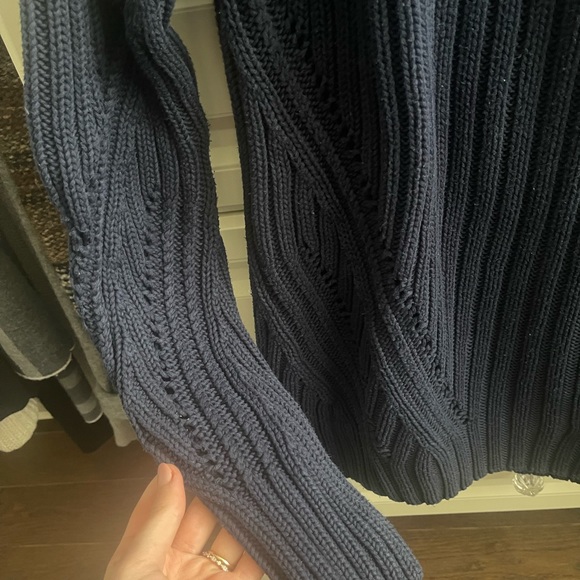 Navy Knit Sweater - Picture 5 of 5